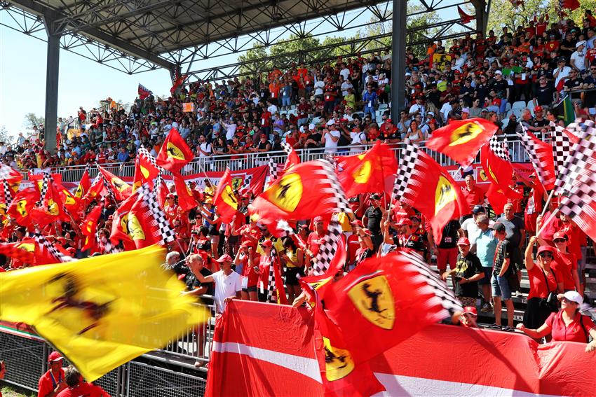 Hundreds Ferrari Flags